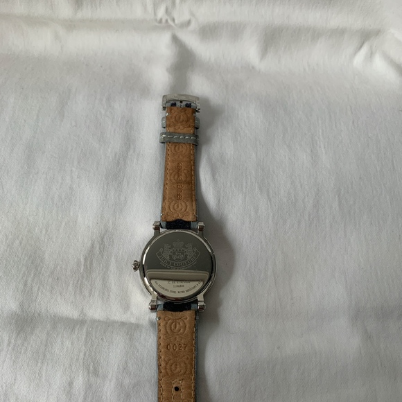 Juicy Couture Blue Leather and Velour Watch - Picture 4 of 7